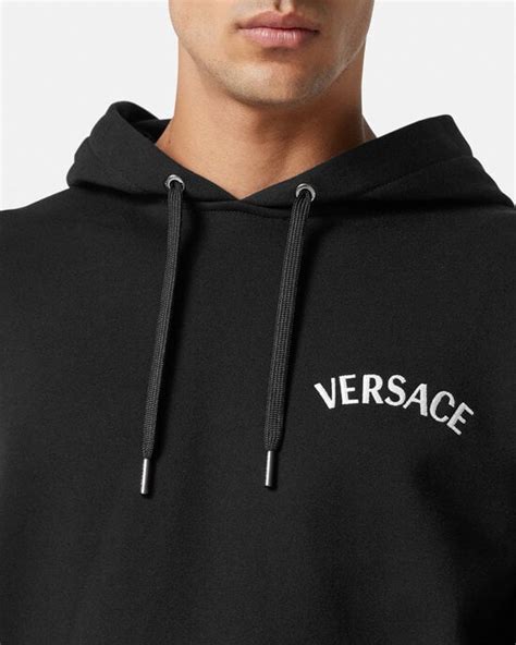 felpa versace bianca e oro|Felpe Eleganti Uomo con e senza Cappuccio .